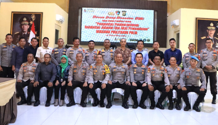 Tim Puslitbang Polri Kunjungi Polres Banyuasin