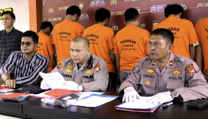 Ungkap Kasus Narkoba, Polres Rejang Lebong Amankan 6 Tersangka