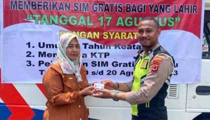 Polri Berikan SIM Gratis Bagi Warga yang Lahir 17 Agustus