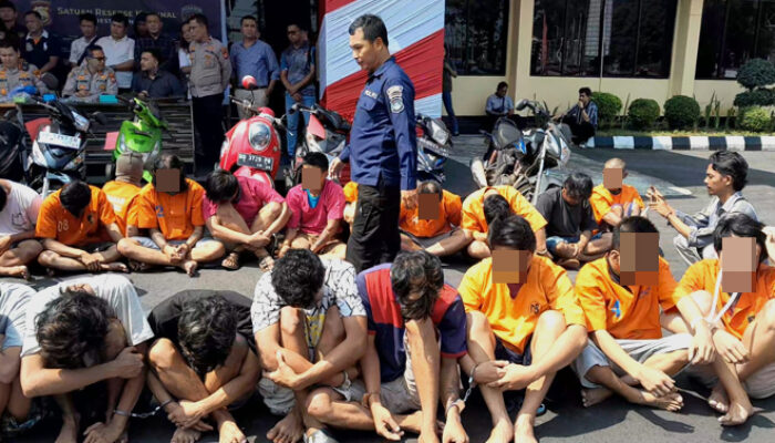 40 Pria 2 Wanita Terjaring Operasi Musang Polresta Bengkulu