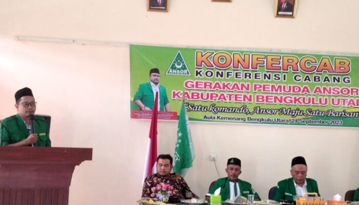 Terpilih Aklamasi, Ramadiandri Resmi jadi Ketua PC GP Ansor Bengkulu Utara Masa Khidmat 2023-2027