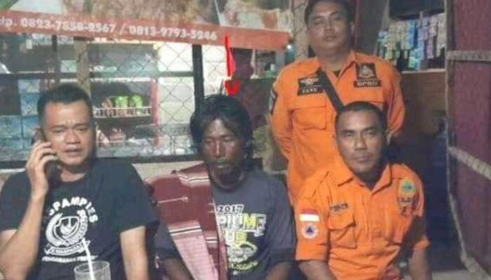 Empat Hari Dikabarkan Hilang, Nelayan Pemalang Ditemukan di Perairan Laut Bangka