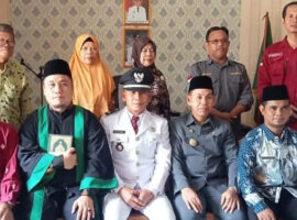 Lantik Pj Kades Santan Sari, Ini Pesan Camat Sembawa