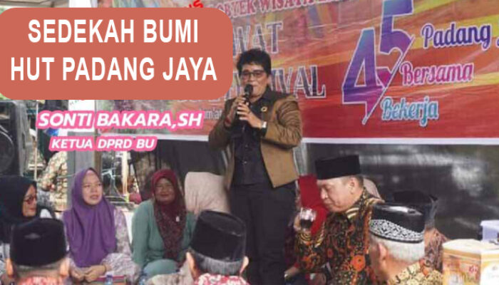 Hadiri Ruwatan Sedekah Bumi, Ini Pesan Ketua DPRD BU