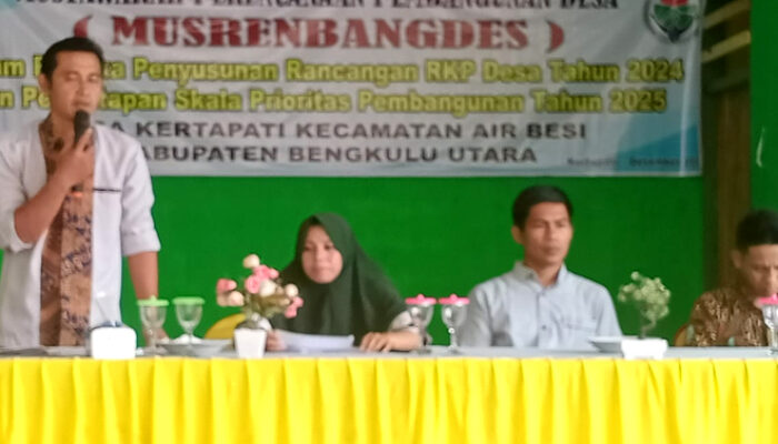 Pemdes Kertapati Gelar Musrenbangdes
