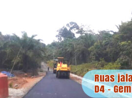 Tingkatkan Infrastruktur, PUPR BU Bangun Jalan D4 – Gembung
