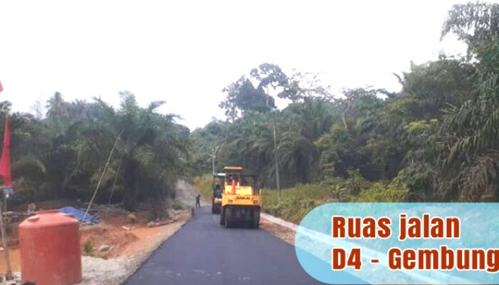 Tingkatkan Infrastruktur, PUPR BU Bangun Jalan D4 – Gembung