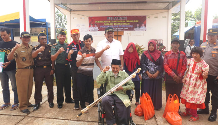 Bupati BU Buka Pelatihan Relawan Tagana dan Bazar Sembako Murah