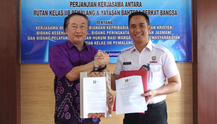 Rutan Pemalang Teken Kerjasama dengan Yayasan Bahtera Berkat Bangsa