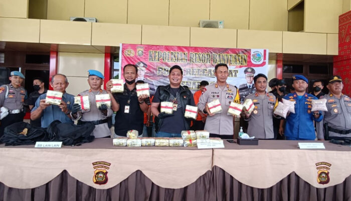 5 Tersangka Narkoba di Banyuasin Terancam Hukuman Mati