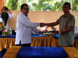 Musyawarah Desa Talang Kering Serah Terima Kegiatan Fisik 2023