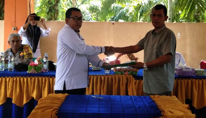 Musyawarah Desa Talang Kering Serah Terima Kegiatan Fisik 2023