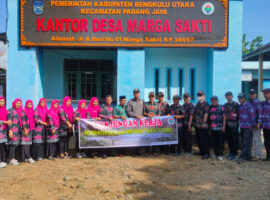 Pemdes Talang Kering Kunker ke Desa Marga Sakti