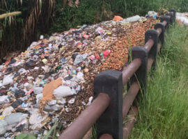 Ungkapan Kades Suro Mucar Terkait Pemeberitaan Sampah Menumpuk di Pinggir Jalan