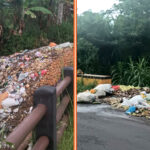 Sampah Menumpuk di Sejumlah Titik Pinggir Jalan Utama Ujan Mas Kepahiang Sampah di Kepahiang