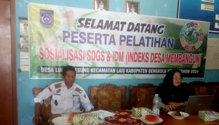 Pemdes Lubuk Lesung Gelar Pelatihan SDGs dan IDM