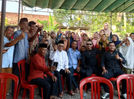 Calon Bupati Banyuasin Pakde Slamet Gelar Silahturahmi Bersama Warga Desa Pusri Indah
