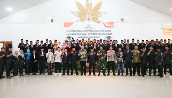 Bawaslu Rejang Lebong Resmi Lantik 45 Anggota Panwascam