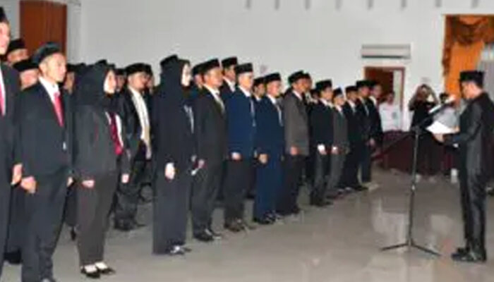 KPU Rejang Lebong Lantik 75 PPK, Berikut Ini Daftarnya