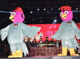 KPU Rejang Lebong Gaungkan Sosialisasi Pilkada 2024, Melalui Peluncuran Maskot Burung “Si Kuau Raja”
