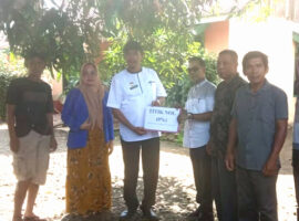 Pemdes Tanjung Agung Palik Laksanakan Titik Nol Pembangunan Jalan di Pemakaman