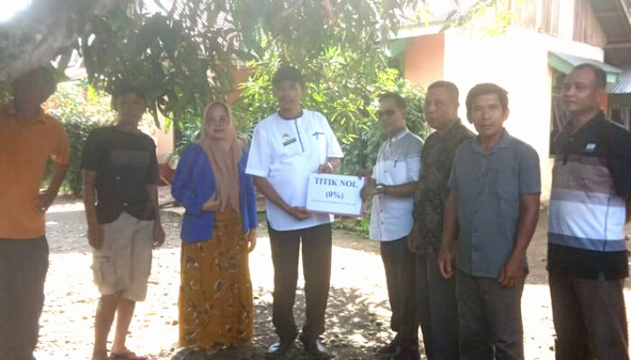 Pemdes Tanjung Agung Palik Laksanakan Titik Nol Pembangunan Jalan di Pemakaman