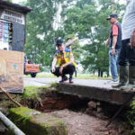 Pj.Bupati Banyuasin Kembali Tinjau Pelaksanaan Pekerjaan Penanggulangan Banjir Banyuasin_Penanggulangan Banjir