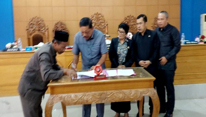 Paripurna Pandangan Akhir Fraksi, Raperda RPJPD BU Disetujui Untuk Disahkan Jadi Perda