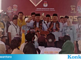 Pasangan Syamsul Efendi-Juhendra Siregar Daftar Pertama ke KPU Rejang Lebong