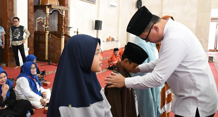Pj Bupati Buka Gebyar Sholawat  2024 dan Lomba Bersama BKMT