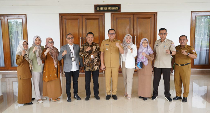 Pj Bupati Banyuasin Terima Audiensi Pimpinan Bank BSI