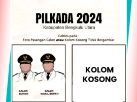 Masih Banyak Masyarakat Bengkulu Utara Mengaku Memihak Pada Kolom Kosong