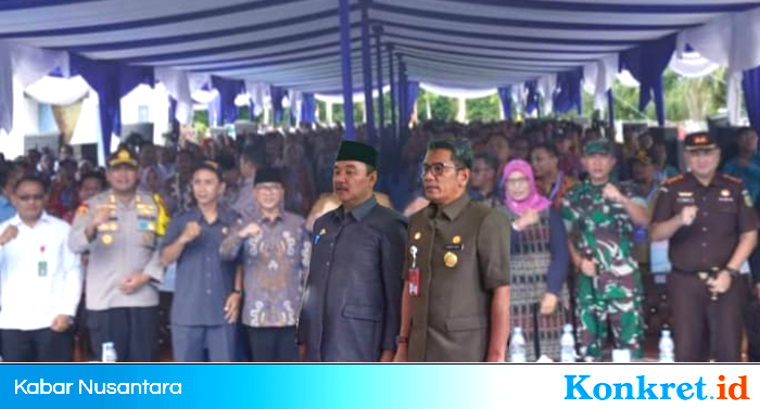 Ketua DPRD BU Bersama Bupati Sambut Kunjungan Mendes PDT RI