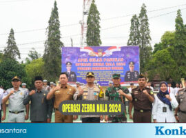 Anggota DPRD dan Forkopimda BU Hadiri Apel Gelar Pasukan Operasi Zebra Nala 2024