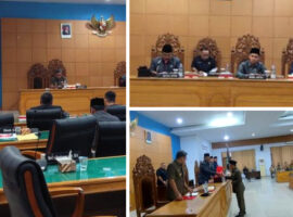 Paripurna DPRD BU, Pandangan Umum Fraksi Terhadap 3 Raperda