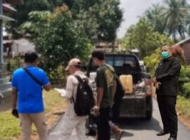 Wakil Ketua DPRD BU Tinjau Pelaksanaan Pembangunan Jalan