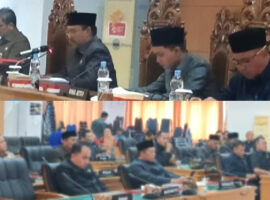 Paripurna DPRD BU, Penyampaian Nota Pengantar 3 Raperda
