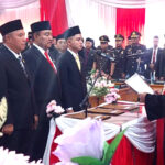 Paripurna Pengambilan Sumpah Tiga Unsur Pimpinan DPRD BU DPRD BU_Pelantikan Ketua