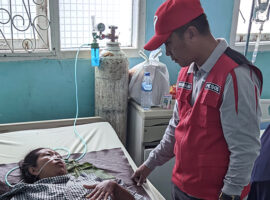 Gerak Cepat Pemkab BU, Keluarga Disambar Petir Langsung Dikunjungi Dinsos