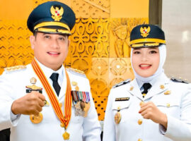 Pasangan Askolani dan Netta Resmi Pimpin Kabupaten Banyuasin