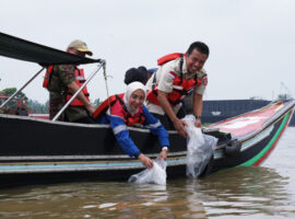 Pemkab Banyuasin Peduli Selamatkan Sumber Daya Perairan Dan Pelestarian Ekosistem Sungai Musi