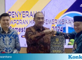 Ketua DPRD BU Hadiri Penyerahan LHP BPK TA 2024