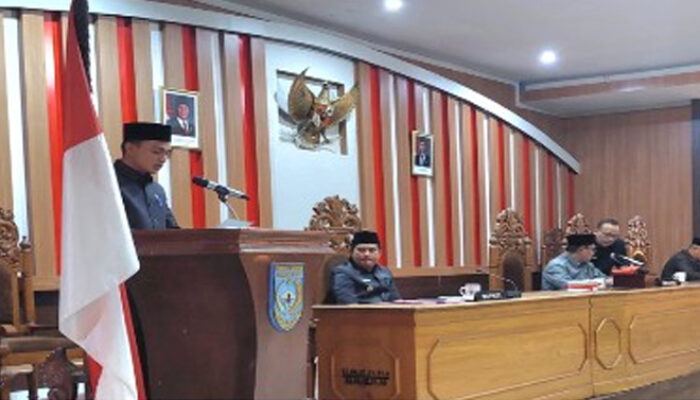 Paripurna DPRD BU, Pengesahan Pemberhentian Serta Usulan Pengangkatan Bupati Baru