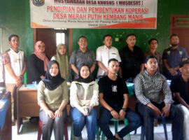 Koperasi Merah Putih Desa Kembang Manis Terbentuk