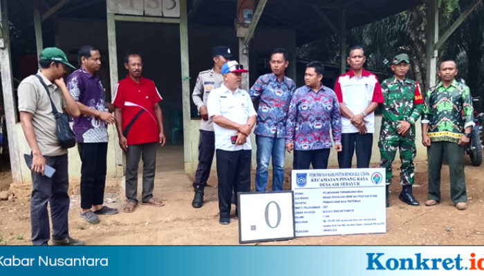 Pemdes Air Sebayur Laksanakan Titik Nol Pembangunan Balai Pertemuan
