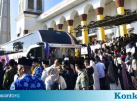 Bupati RL HM Fikri Lepas Keberangkatan 228 Calon Jamaah Haji 2025