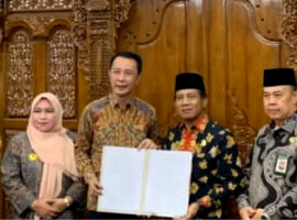 Pemkab RL dan Kemenag Teken Kesepakatan Tentang Administrasi Kependudukan Pengantin Baru