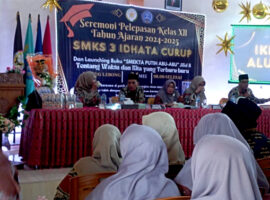 SMKS 3 Idhata Curup Gelar Pelepasan Kelas XII dan Launching Buku Smekta Putih Abu-Abu Jilid 8