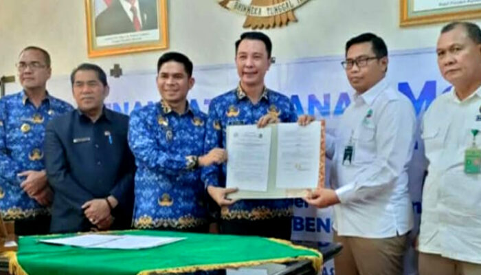 Pemkab Rejang Lebong dan BKSDA Teken MoU Penguatan Fungsi Kawasan Pelestarian Alam Bukit Kaba