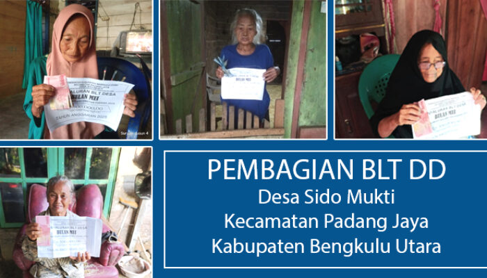 Pemdes Sido Mukti Salurkan BLT Untuk 42 KPM
